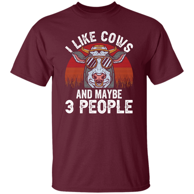 Love Cow, I Like Cow And Maybe 3 People, Just Cow, Retro Cow, Best Cow Ever Unisex T-Shirt