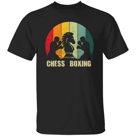 Love Chess, Love Boxing, Chess Boxing Vintage Gift, Love To Do Boxing Gift Unisex T-Shirt