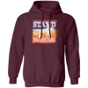 Birthday Gift Stand Up Paddling Surfboard Retro Pullover Hoodie