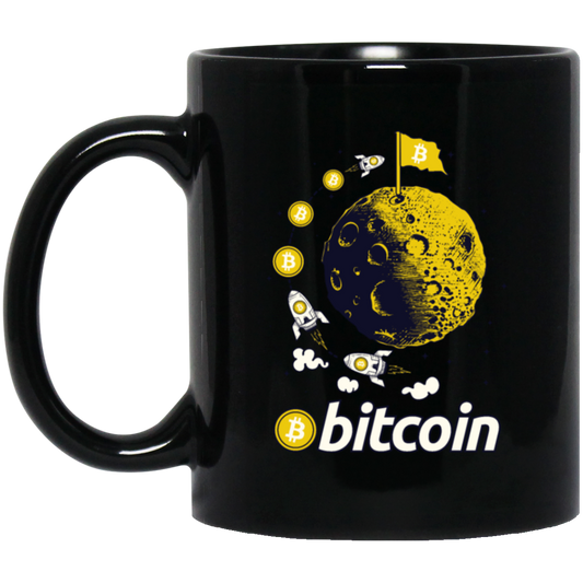 Bitcoin To The Moon Crypto Cryptocurrency