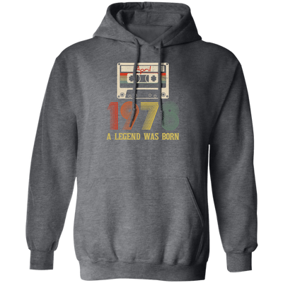 Birthday April 1978 Legend Was Born Gifts Funny Retro 1978 Pullover Hoodie