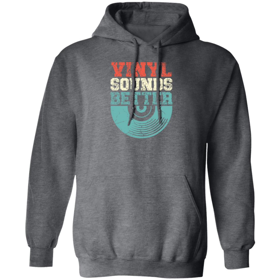 Love Vinyl, Vinyl Sounds Better, Audiophile Music, Vinyl Player, Love Vinyl Pullover Hoodie