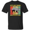 Retro Opossum Let's Eat Trash Unisex T-Shirt