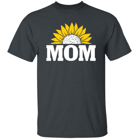 Mom Present, Sunflower Mom, Best Mother Ever, Half Sunflower, Sunflower Lover Unisex T-Shirt