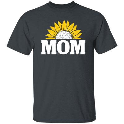 Mom Present, Sunflower Mom, Best Mother Ever, Half Sunflower, Sunflower Lover Unisex T-Shirt