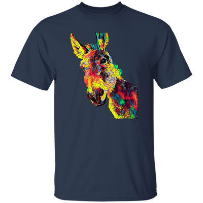 Donkey Colored Design Jackass Mule For Animal Lovers Owners True Friend Colorful Unisex T-Shirt