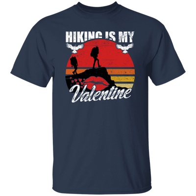 Hiking Is My Valentine Hiker Camper Retro Gift