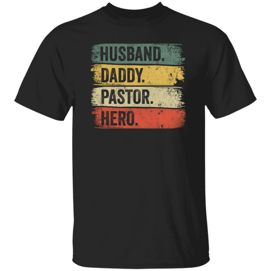 Retro Husband Gift Husband Daddy Pastor Hero