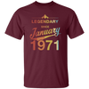 Retro Legendary Since January 1971, 50th Birthday Gift