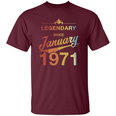 Retro Legendary Since January 1971, 50th Birthday Gift