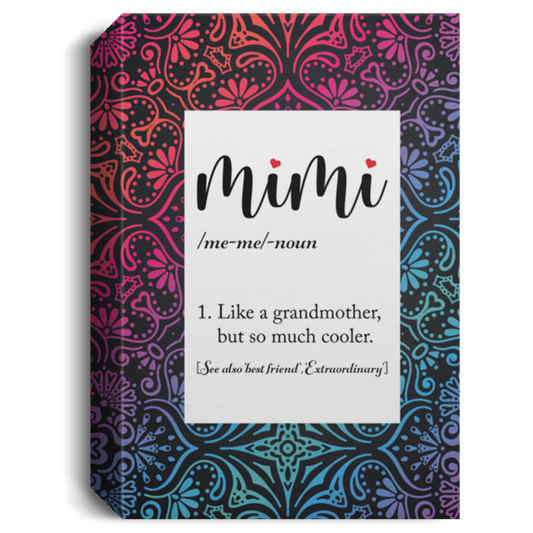 Mimi's Meaning Canvas, My Loved Mimi Mandala Style CB120 Canvas