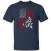 American Flag, Quad Bike Lover, Racing Boy, Gift For American Racing Man Unisex T-Shirt