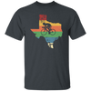 Retro Texas Biker Love Mountain Biking Distressed Unisex T-Shirt