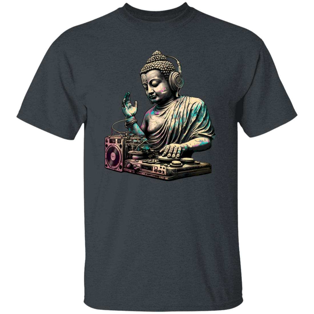 Buddha Gift, Best Buddha, Buddha Do DJ, Buddha Is A DJ, Buddha Lover, Love Music Unisex T-Shirt