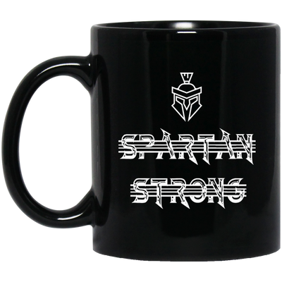 Spartan Strong Gift, Hero Gift, Sparta Lover, Love Strong Man, Gift For My Hero Black Mug