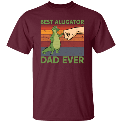 Ever Fathers Day Best Alligator Dad Fist Bump Vintage Unisex T-Shirt