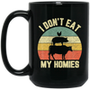 Retro Funny Vegan I Dont Eat My Homies Vegetarian