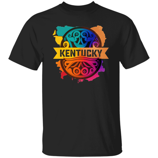 Love Kentucky, Best Of Colorful Gift, Mixed Pattern, Kentuky Lover Unisex T-Shirt