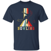 Colorful Bowling, Sporty Retro, Boy Gift, Bowling Lover Gift Unisex T-Shirt