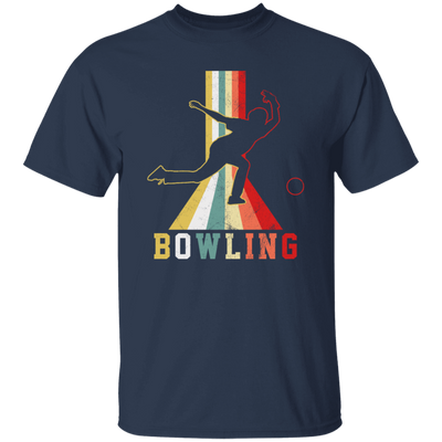 Colorful Bowling, Sporty Retro, Boy Gift, Bowling Lover Gift Unisex T-Shirt