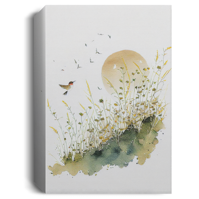 Swallows In Golden Fields, Reeds Field Looks Peaceful, Moon Lover