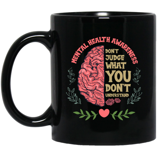 Stigma Matters Mental Illness Gift Mental Health Black Mug