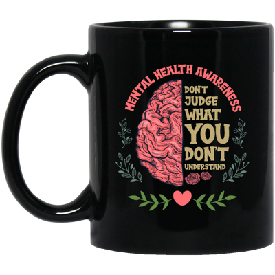 Stigma Matters Mental Illness Gift Mental Health Black Mug