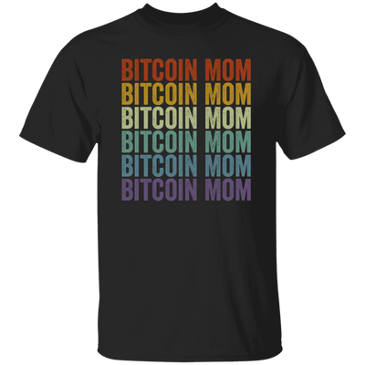 Retro Bitcoin Lover Gift, Bitcoin Vintage Mom Gift, Mommy Love Gift Unisex T-Shirt