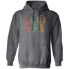 Retro Guitar Dad, Dad Guitar Chords Pullover Hoodie