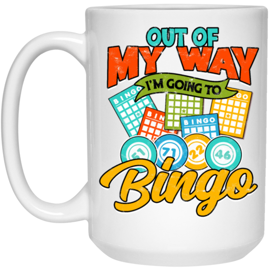 Out Of My Way I Am Going To Bingo, Retro Bingo Gift