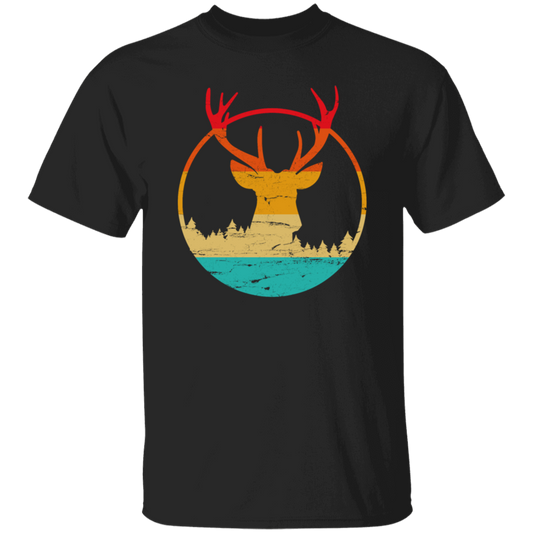 Deer Hunting Vintage Deer Hunted Head Deer Unisex T-Shirt