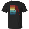 Retro Hockey Player, Field Hockey Indoor Hockey Unisex T-Shirt