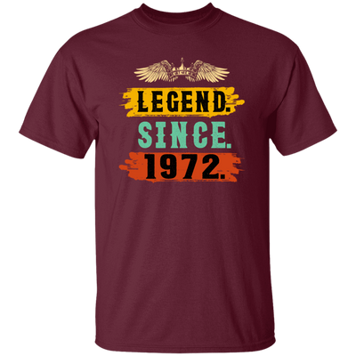 1972 Birthday, Retro Legend Since 1972