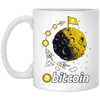 Bitcoin To The Moon Crypto Cryptocurrency