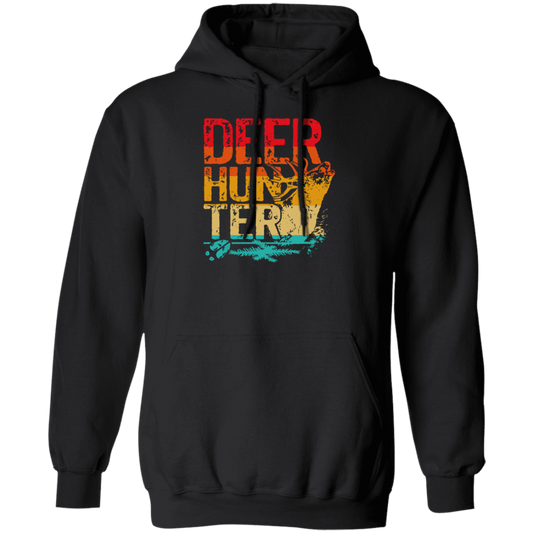 Cant Wait For Deer Hunting Season Deer Hunter Vintage Pullover Hoodie