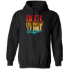 Cant Wait For Deer Hunting Season Deer Hunter Vintage Pullover Hoodie