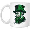 Patrick Lover, St Patrick, Men Of Patrick Day, Shamrock Hat Lover White Mug