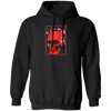 Japanese Demon Art Face Skull Devil Oni Harajuku Pullover Hoodie