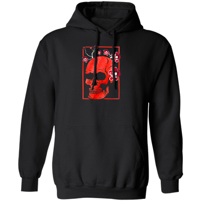 Japanese Demon Art Face Skull Devil Oni Harajuku Pullover Hoodie