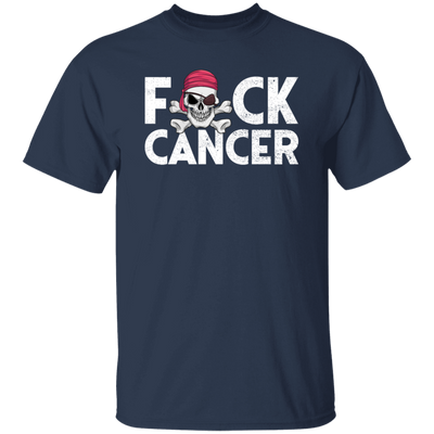 No Cancer, Pirate Cancer Survivor, Fuck Cancer, Healing Cancer Unisex T-Shirt