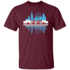 Chicago Skyline Shirt Silhouette IL City Flag Gift