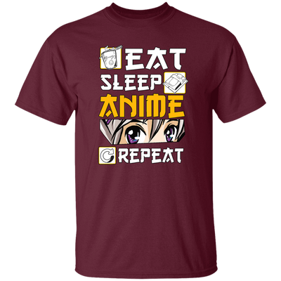 Eat Sleep Anime Repeat Anime Girl Otaku Gift Anime