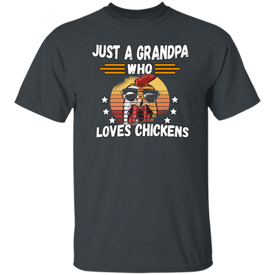 Just A Grandpa Who Loves Chicken Vintage