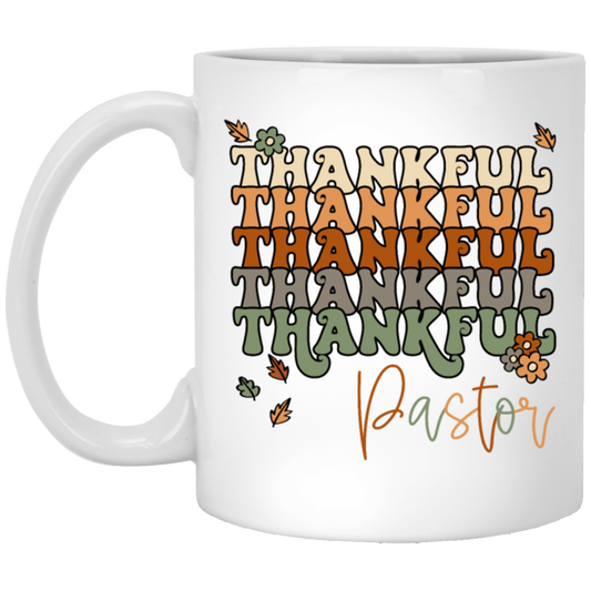 Thankful Pastor Retro Pastor Lover Vintage Thankful