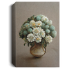 Bouquet Of Chrysanthemum And Gypsophila In Vintage