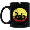 Snake Gift For Boyfriend Peligro Gevaar Danger Nature Black Mug