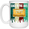 Retro Cassette, Cassette Lover Gift, Back To The 80s, Best 80s Gift, 80s Vintage Gift White Mug