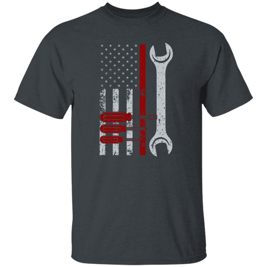 American Tool Gift, Patriotic Mechanic Gifts, Love Patriotics, American Lover Unisex T-Shirt