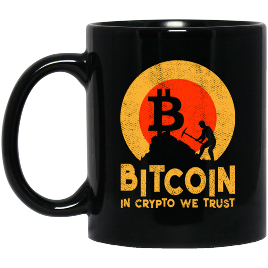 Bitcoin - Sunset - IN CRYPTO WE TRUST