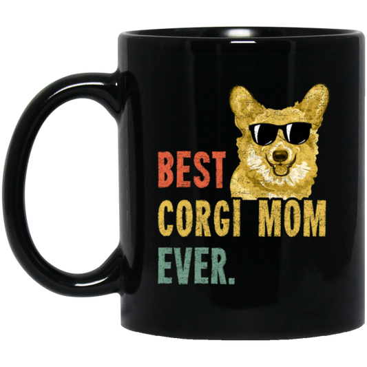 Corgi Best Corgi Mom Ever Retro Dog Funny